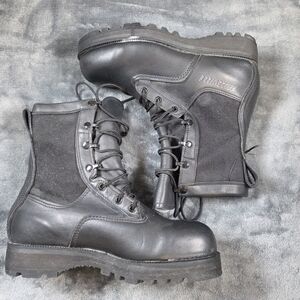 Belleville GORE-TEX Black Leather Military Engine Black Tactical Combat Boots 7R